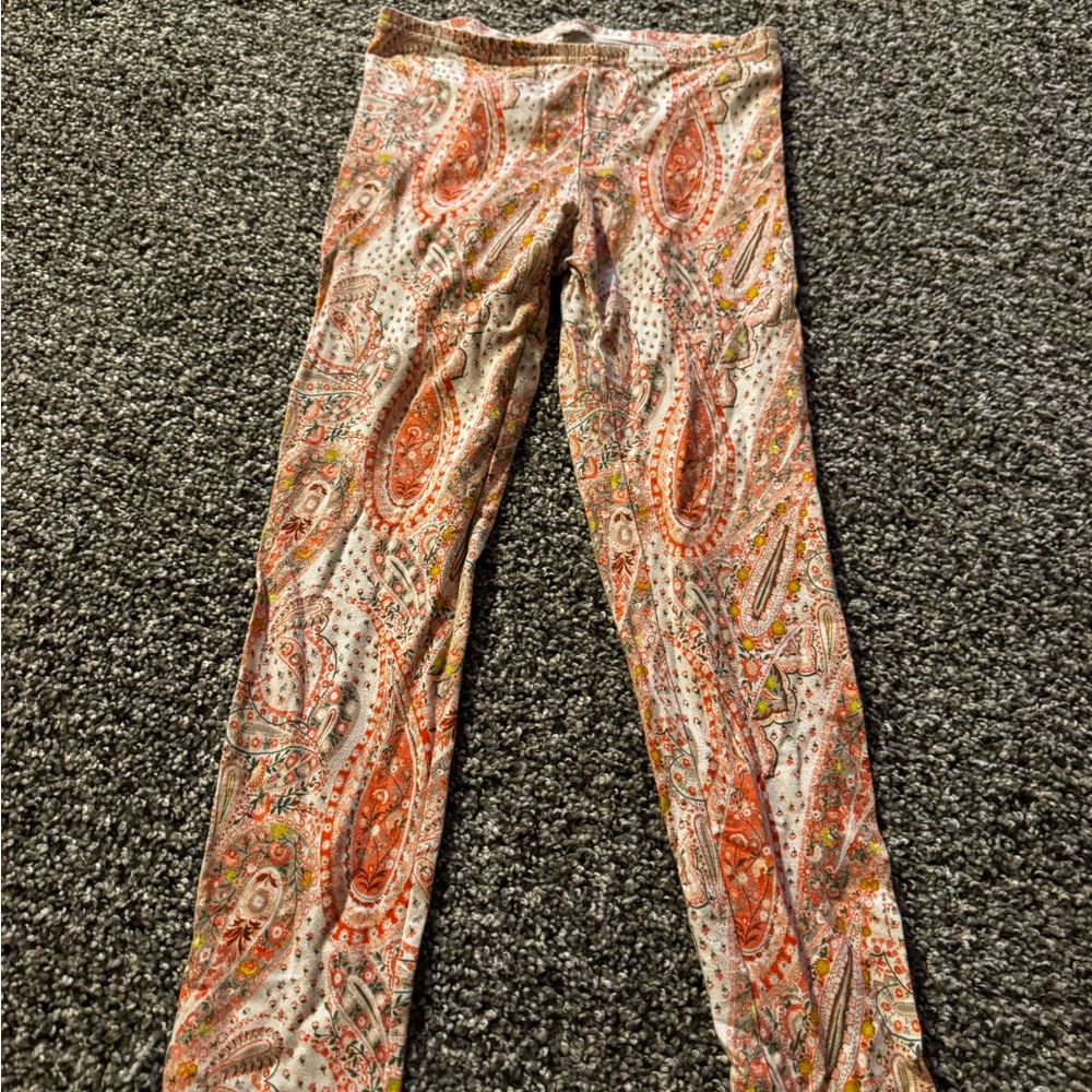 Old Navy Paisley Print Kids Leggings - Multicolor